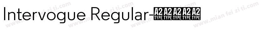 Intervogue Regular字体转换